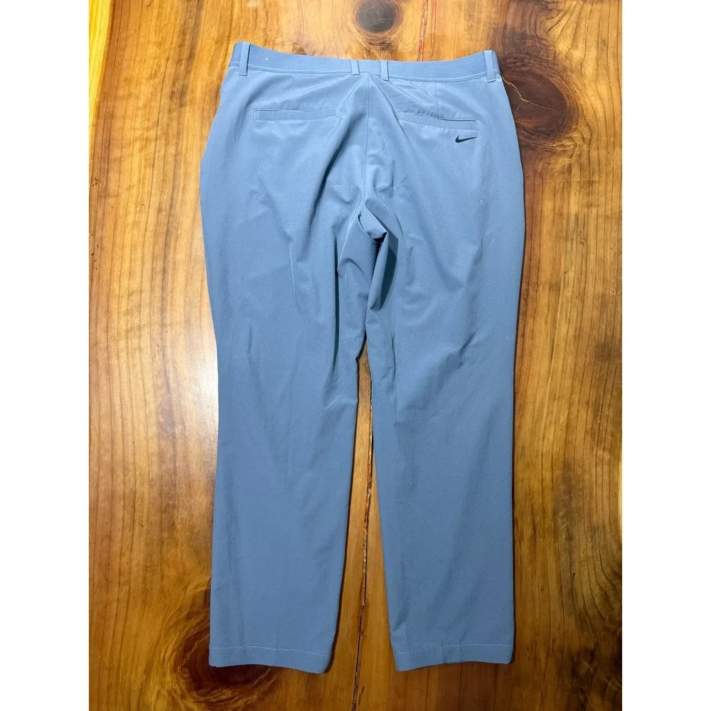 Nike Tour Repel Men's Pants FD5624 Gray Slim fit Flat Front Straight leg B3-23